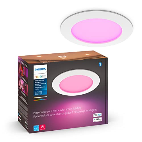 Philips Hue Smart Slim 6" 1200 lumen LED Downlight (White and Color Ambiance)