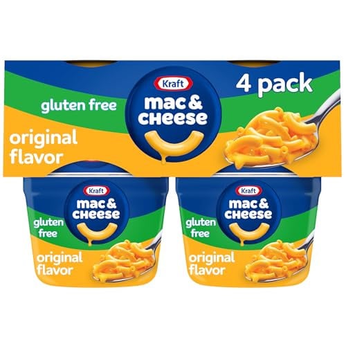 Kraft Gluten Free Mac and Cheese, Corn Pasta, 4 Cups, Original Flavor, 1.9 oz