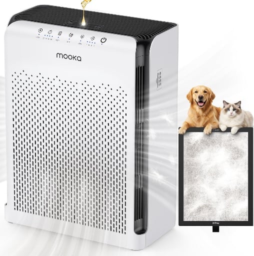 MOOKA M200L Air Purifier for Home Large Room Up to 2200ft² Deal