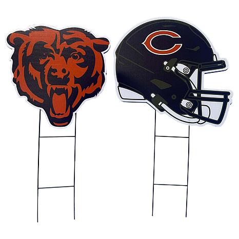 Officially Licensed NFL Logo & Helmet 2-Pack Yard Signs Deal