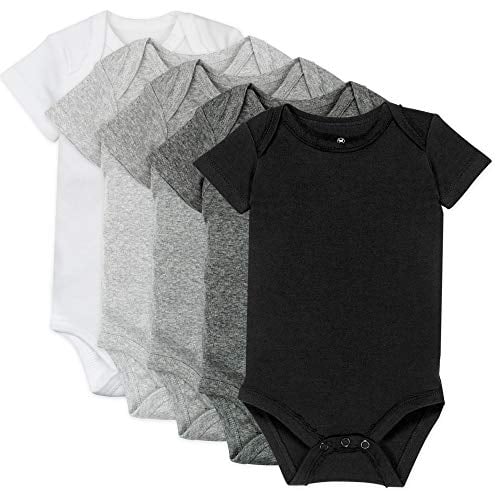 HonestBaby Short Sleeve Bodysuits 5-Pack Deal