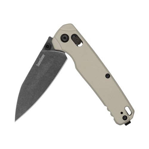 Kershaw Bel Air Pocket Knife, MagnaCut steel, 3.1 Inch Stainless Steel Reverse Tanto Blade