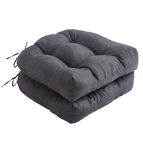 Tufted Patio Chair Cushions 2-Pack