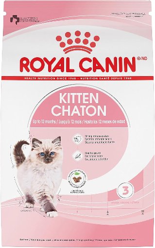 Royal Canin Feline Health Nutrition Kitten Dry Cat Food 2 x 3-Pound