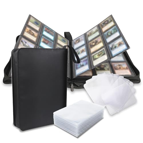 Fire-Resistant Trading Card Binder 9 Pocket 540 Capacity