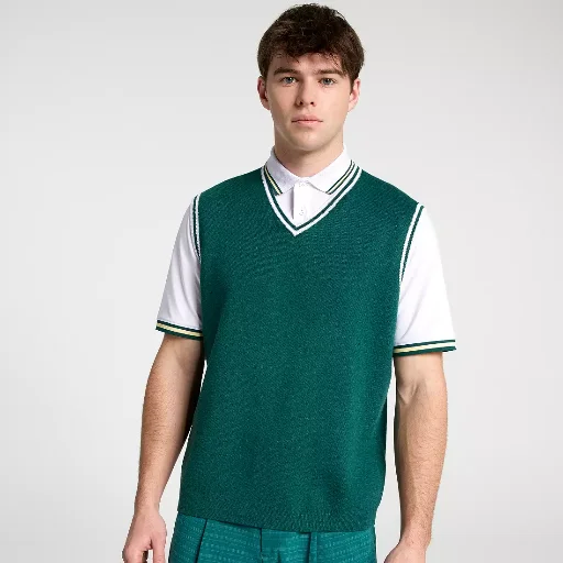 Walter Hagen Men's Club House Sweater Vest Dark Green Deal