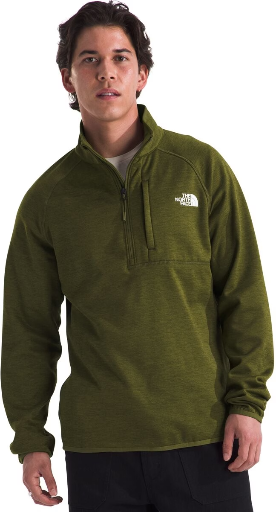 The North Face Men's Canyonlands 1/2-Zip Pullover Fleece Jacket (TNF Medium Grey Heather) Deal