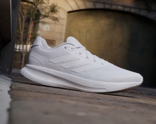 adidas Men's Runfalcon 5 Running Shoes (Cloud White)
