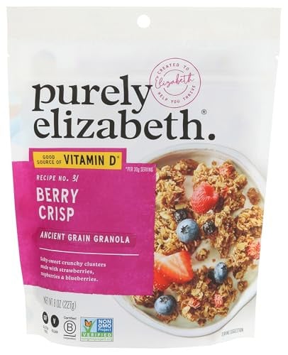 Purely Elizabeth Berry Crisp Ancient Grain Granola with Vitamin D Gluten-Free (8oz Bag) Deal