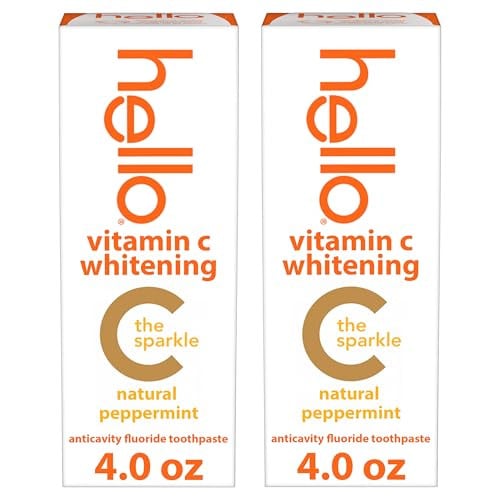 Hello Vitamin C Whitening Toothpaste with Fluoride 2 x 2-Pack 4-Oz Deal