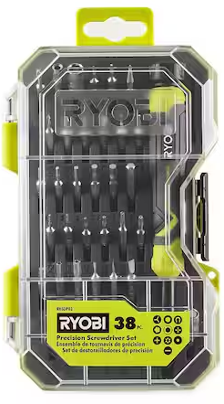 Ryobi 38-Piece Precision Screwdriver Set