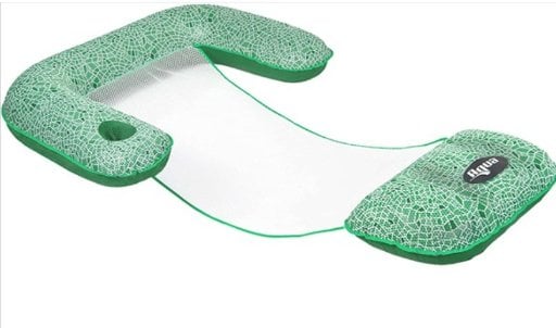 Aqua Mosaic 3-in-1 Pool Chair Float (Green Mosaic) Deal