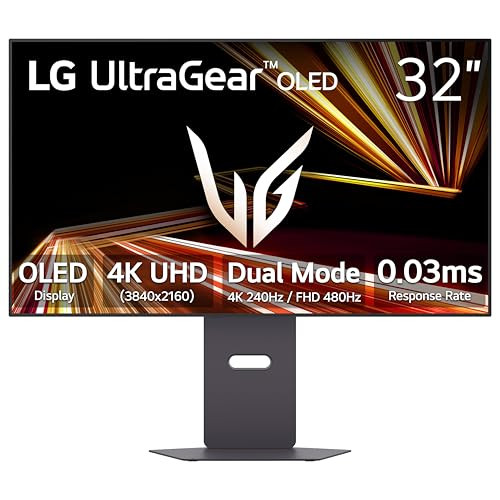 LG 32GX870A-B OLED 32" 4K 240Hz Gaming Monitor