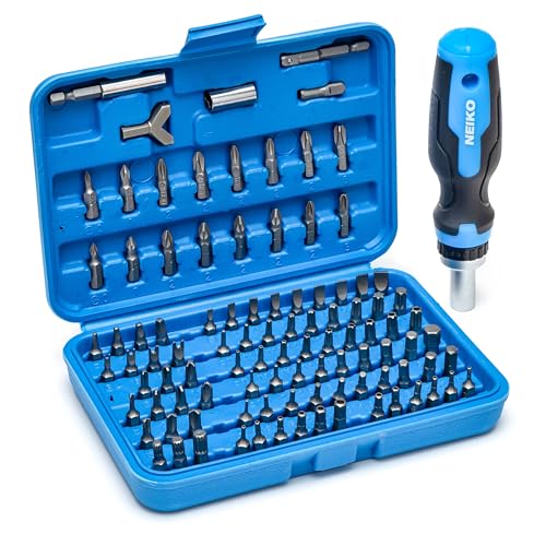 NEIKO 10082A 101-Piece Security Bit Set and Ratcheting Screwdriver Deal