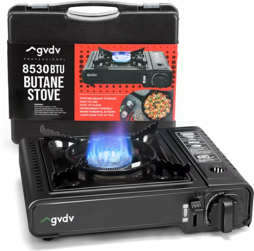 GVDV 1 Burner 8530 BTU Portable Camping Stove Deal