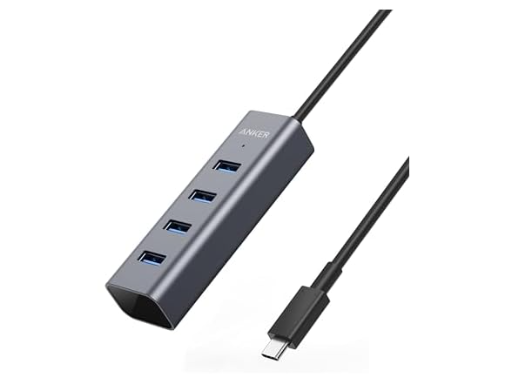 Anker Aluminum USB-C Hub w/ 4 USB-A 3.0 Ports