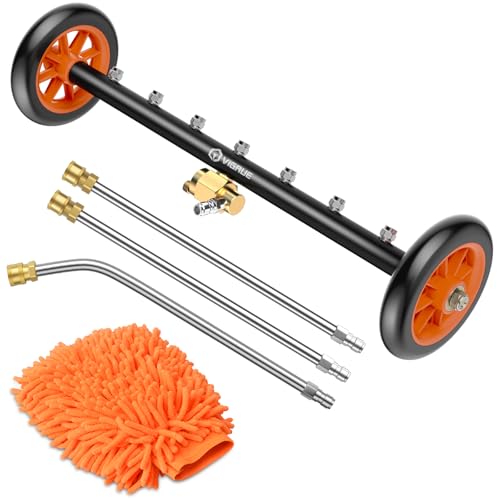 VIGRUE 24" 4000 PSI 2-in-1 Undercarriage Pressure Washer & Water Broom Attachment