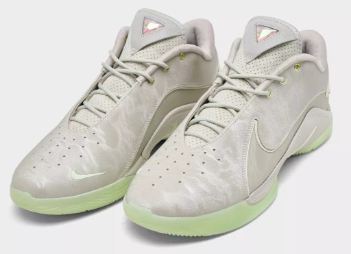 Nike Men's LeBron 22 Basketball Sneakers Light Bone/Vapor Green/Soft Pearl