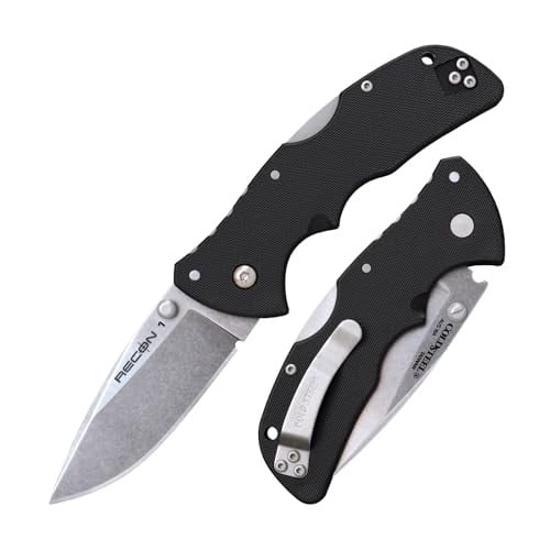 COLD STEEL Mini Recon 1 3" AUS10A Razor-Sharp Blade Tactical Folding Knife
