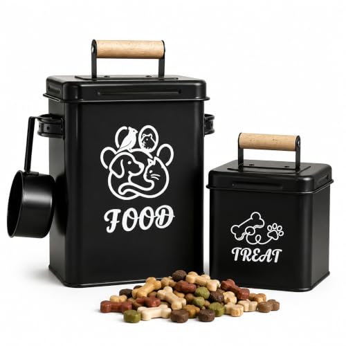 Airtight Dog Treat Containers - Set of 2