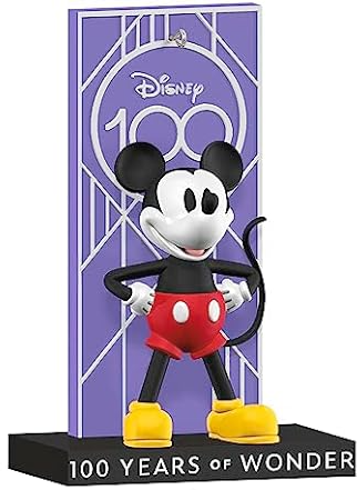 Hallmark Keepsake Christmas Ornament, Disney 100 Years of Wonder Mickey Mouse