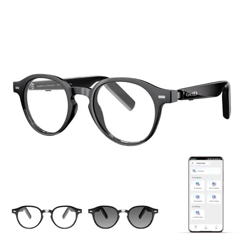 GetD 2026 AI Smart Glasses with ChatGPT 145 Language, 11H Music Play /9H Call Deal