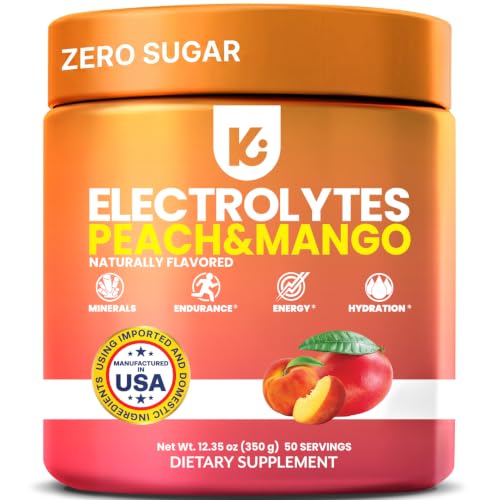 Keppi Electrolytes Zero Sugar Powder Peach Mango 12.5 oz Deal