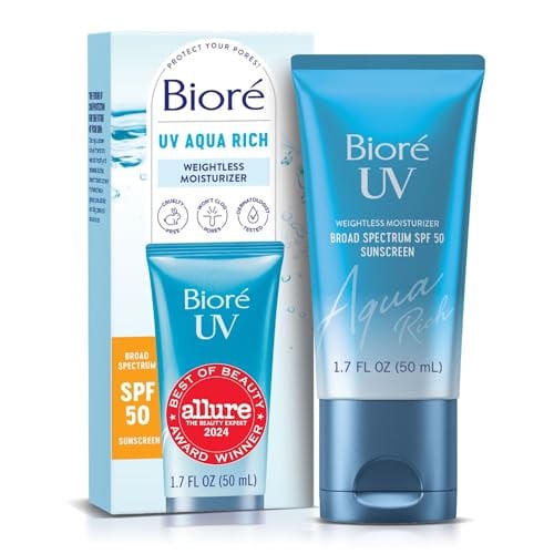 Biore UV Aqua Rich Daily Hydrating Facial Moisturizer with SPF 50 Deal