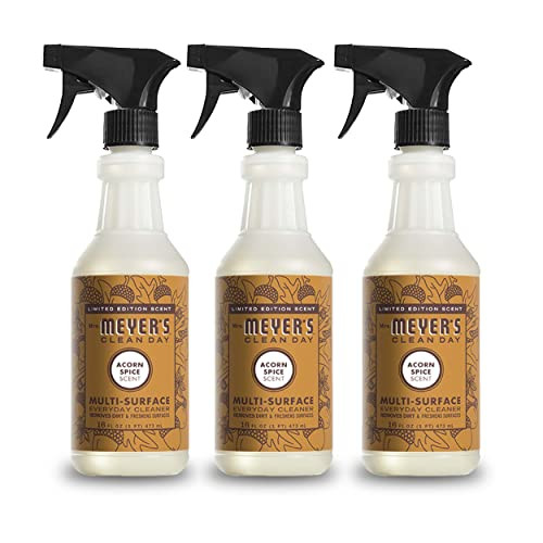 3 Pack of Mrs. MEYER'S CLEAN DAY All-Purpose Cleaner Spray (Limited Edition Acorn Spice), 16 Fl. Oz.