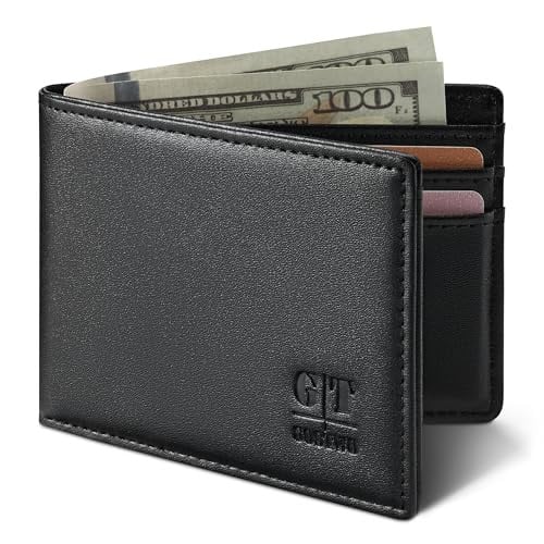 Gostwo Men's RFID Blocking Slim Bifold Wallet w/ ID Window Deal