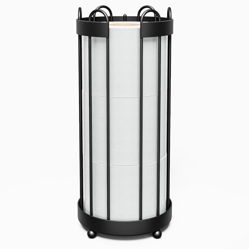 Epicano Freestanding Toilet Paper Holder Stand (Black) Deal