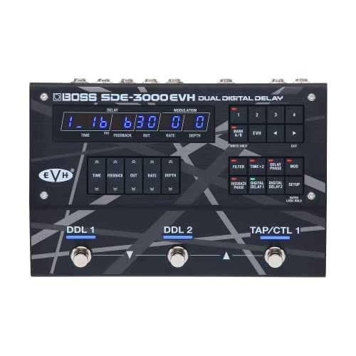 BOSS SDE-3000EVH Special Edition Eddie Van Halen Dual Digital Delay Pedal