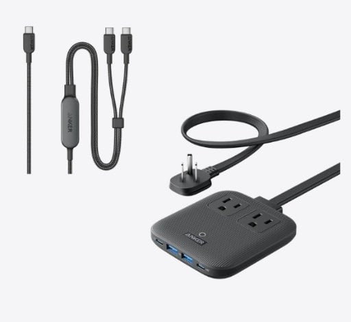 Anker Nano 67W 6-in-1 Charging Station + Anker 140W USB-C to USB-C Cable Deal