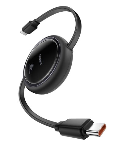 Baseus 3.3' 100W Retractable USB-C to USB-C 5A Charging Cable