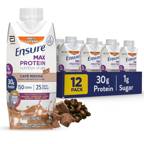 Ensure Max Protein Nutrition Shake 12-Pack 11-Oz (Cafe Mocha) Deal