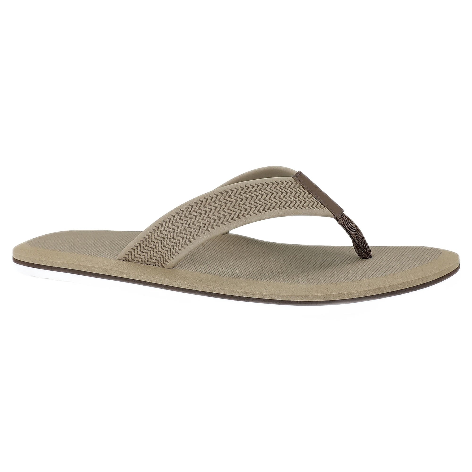 No Boundaries Ocean Flip Flops, Men's Blue/Tan Deal