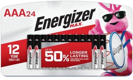 Energizer MAX AAA Alkaline Batteries 24-Pack