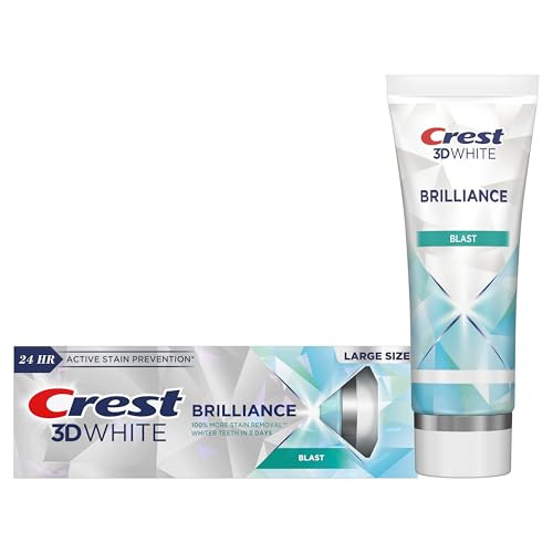Crest 3D White Brilliance Blast Teeth Whitening Toothpaste 4.6-Oz