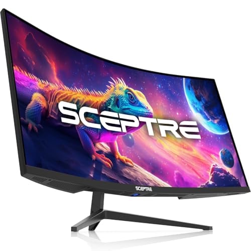 Sceptre Curved Ultrawide 34" 3440x1440 WQHD 180Hz Gaming Monitor Deal
