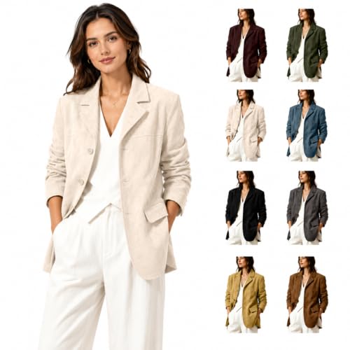 Faux Suede Lapel Button Down Jacket