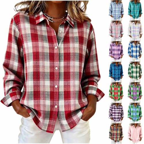 Classic Plaid Flannel Shirts Deal