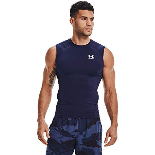 Under Armour Men's Armour HeatGear Compression Sleeveless T-Shirt Deal
