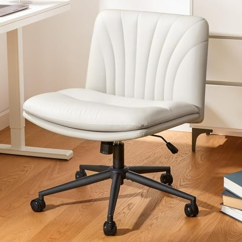 Marsail Armless Office Desk Chair with Wheels