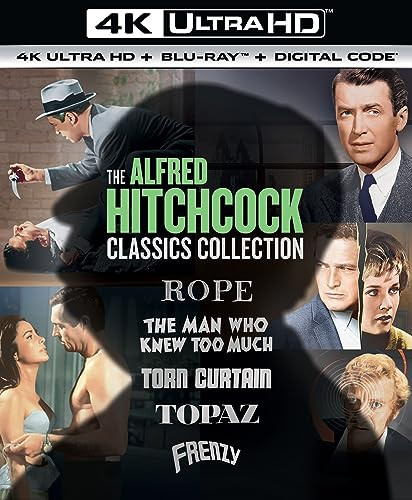 The Alfred Hitchcock Classics Collection (4K Ultra HD + Blu-ray + Digital 4K)