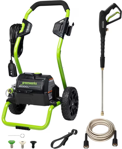 Greenworks 2000 Max PSI 1.1 GPM Electric Pressure Washer Deal