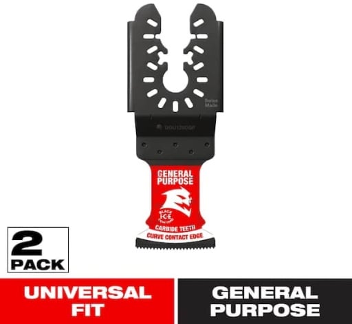 DIABLO 1-1/4 in. AMPED Demo Demon Universal Fit Carbide Teeth Oscillating Tool Blades 2-Pack Deal