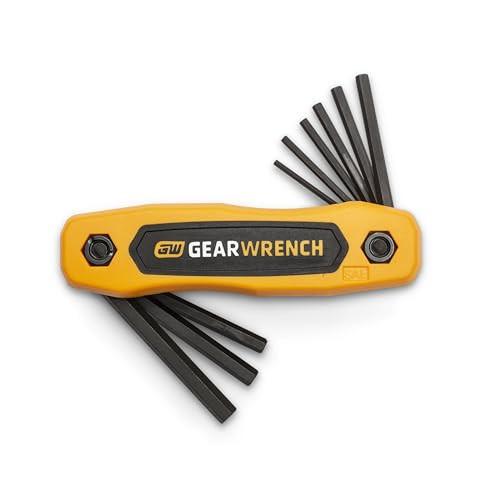 GEARWRENCH 9-Piece SAE Folding Hex Key Set (83509)