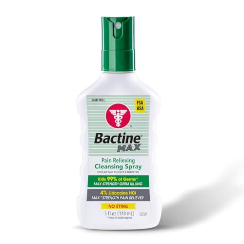 Bactine MAX First Aid Pain Relieving Antiseptic Spray 5-Oz Deal
