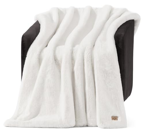 UGG Euphoria Faux Fur Throw Blanket 50-inch x 70-inch