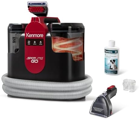 Kenmore KW1050.01 Upgraded Portable Heated Carpet & Upholstery Spot Cleaner 16Kpa Power Suction